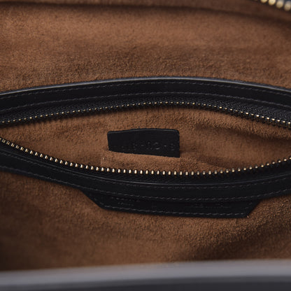 Celine Drummed Calfskin Micro Tri-Color Luggage Indigo 7 of 15