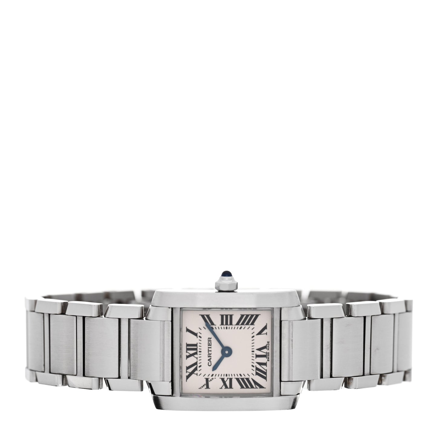 Stainless Steel 20mm Tank Francaise Quartz Watch