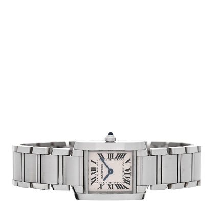 Cartier Stainless Steel 20mm Tank Francaise Quartz Watch 2 of 4