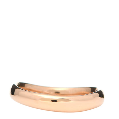 Tiffany 18K Rose Gold Diamond Elsa Peretti Open Heart Band Ring 45 3.5 6 of 8