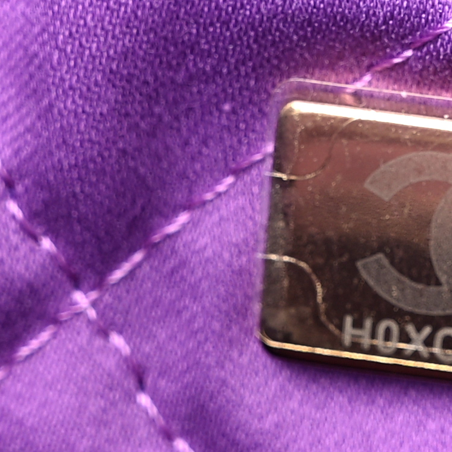 Chanel Shiny Calfskin Quilted Chanel 22 Purple 8 of 10