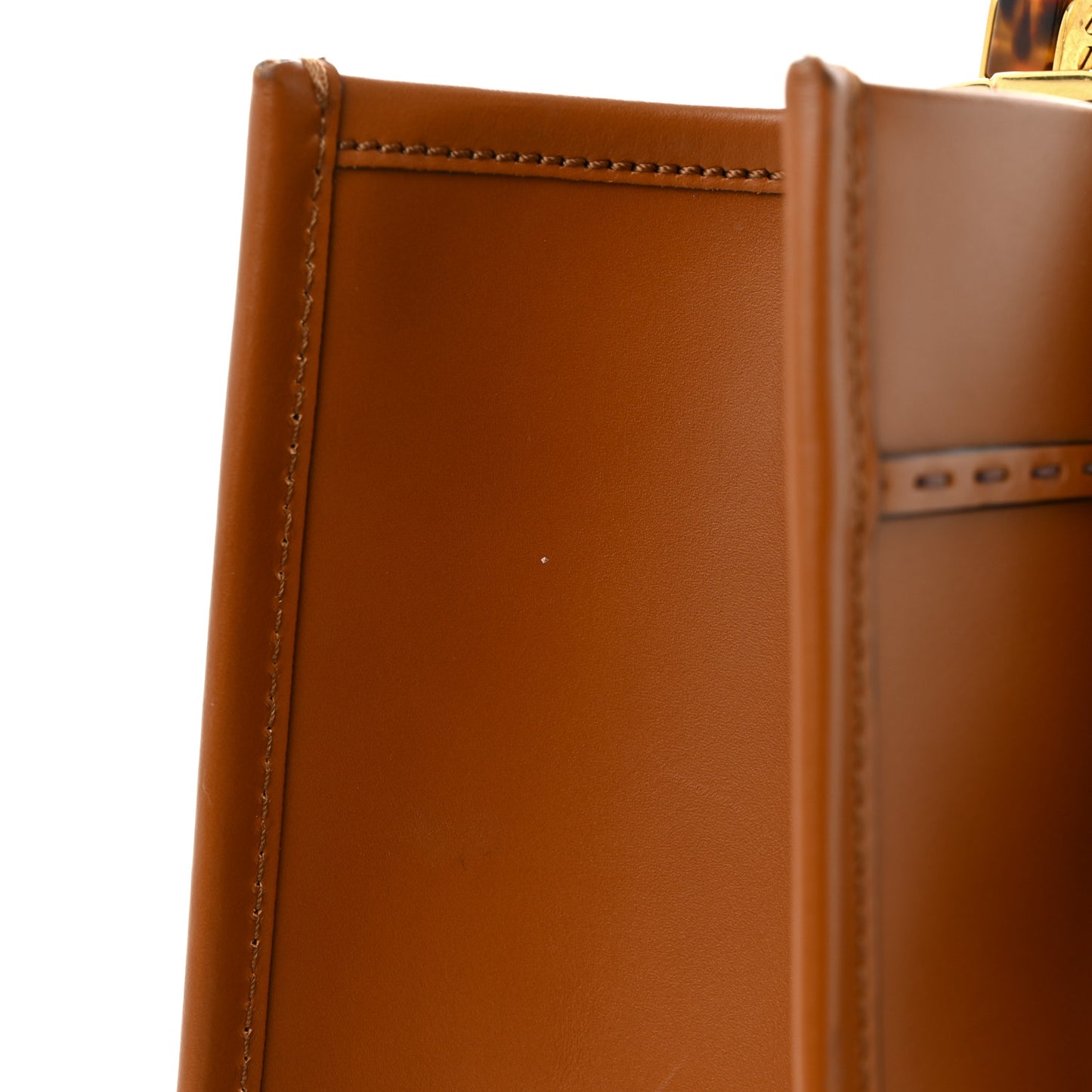 Vitello King Plexiglass Medium Fendi Sunshine Shopper Tote Cuoio