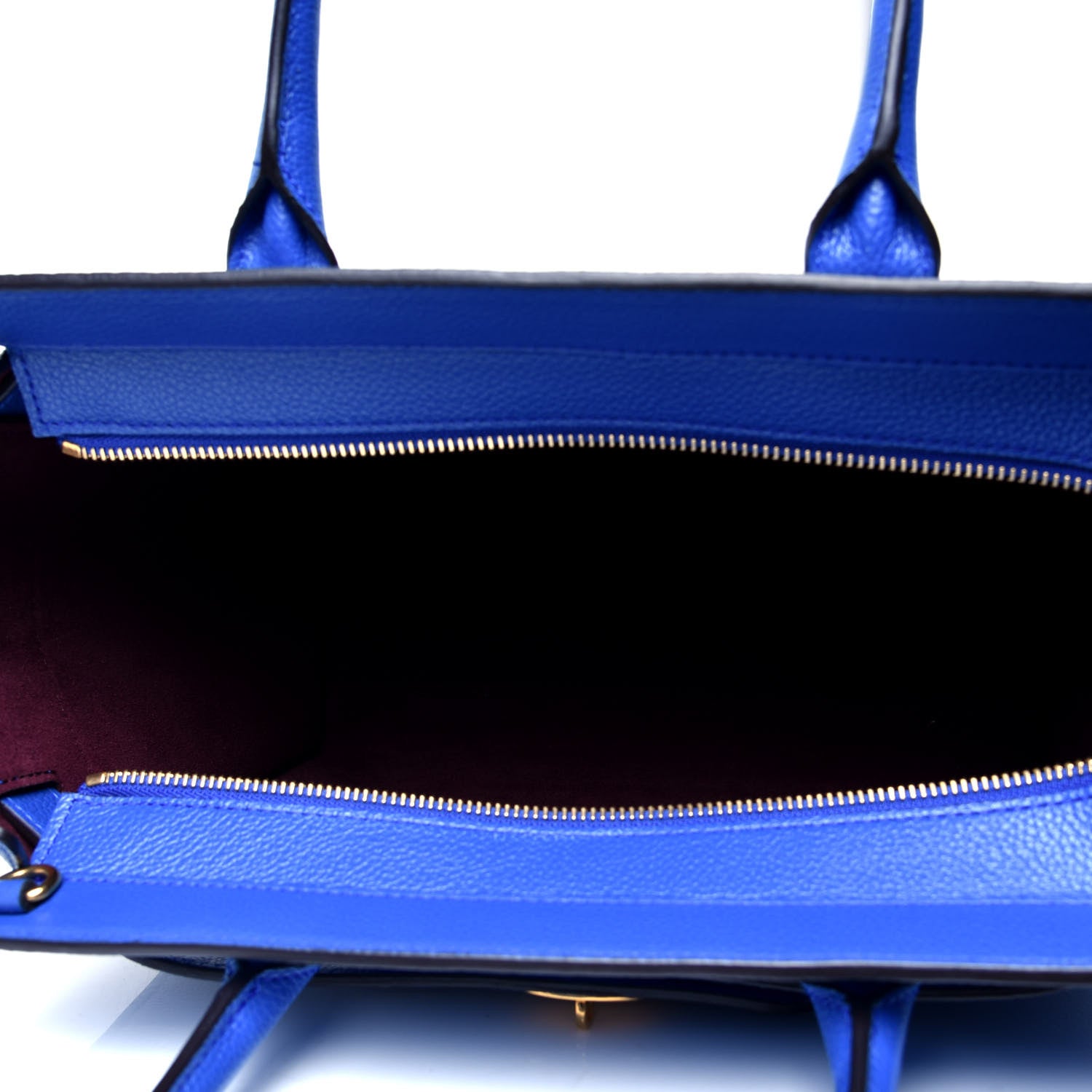 Mulberry Small Classic Grain Small Bayswater Zip Tote Porcelain Blue 4 of 4