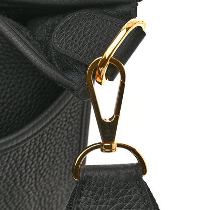 Hermes Taurillon Clemence Evelyne III GM Black 11 of 12