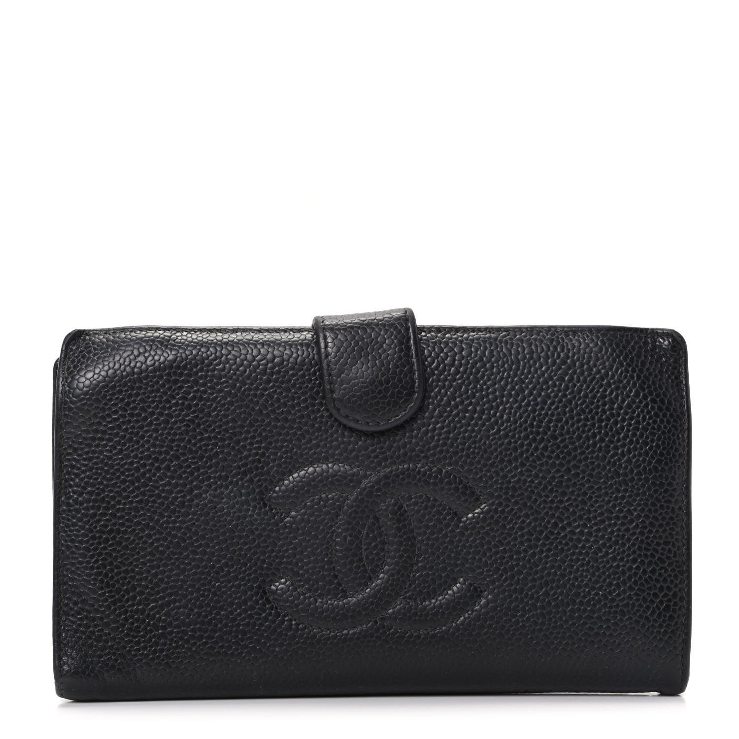 Chanel Caviar Timeless CC French Wallet Black 1 of 11