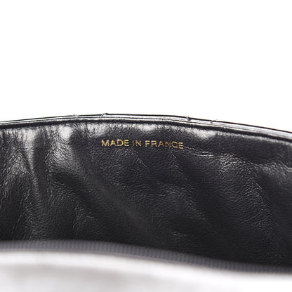 Chanel Patent Quilted Jumbo Kelly Flap Black 7 of 15