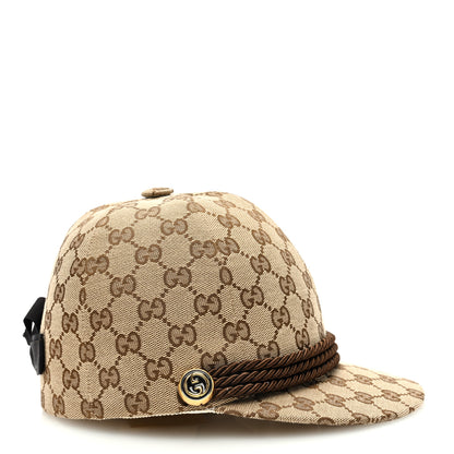 Gucci Monogram Equestrian Hat Beige Brown 6 of 8