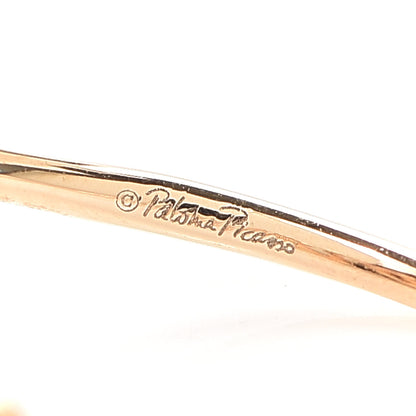 Tiffany 18K Rose Gold Paloma Picasso Graffiti Love Ring 53 6.25 4 of 5