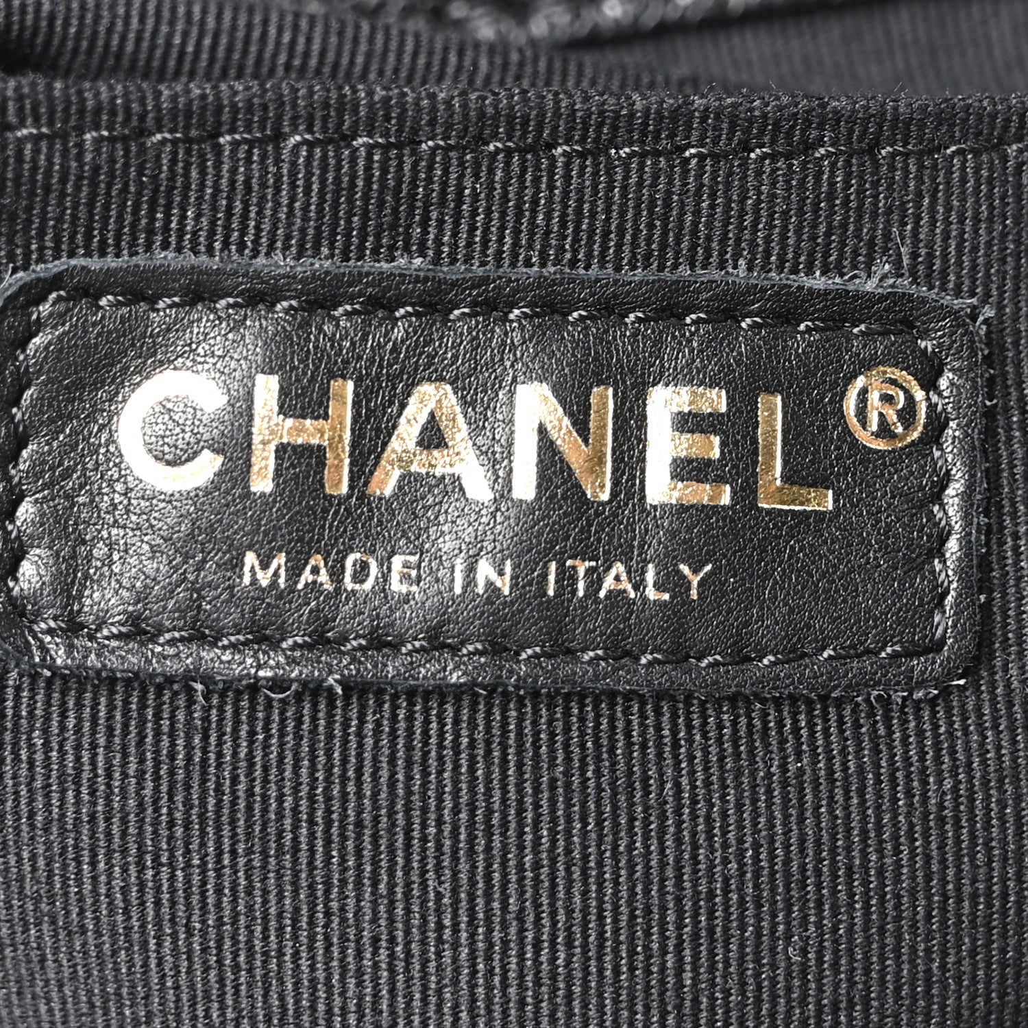 Chanel Shiny Caviar Quilted Small Pockets Drawstring Backpack Black 6 of 10