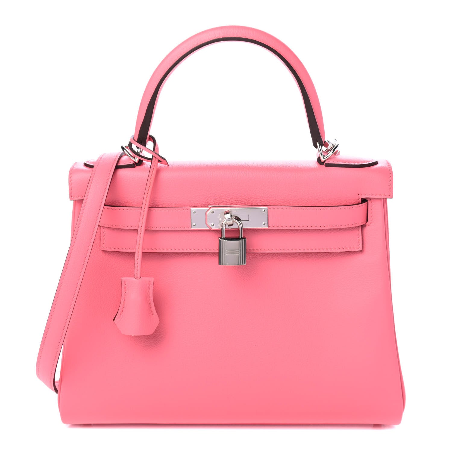 Hermes Evercolor Verso Kelly Retourne 28 Rose D'ete Terre Battue 1 of 8