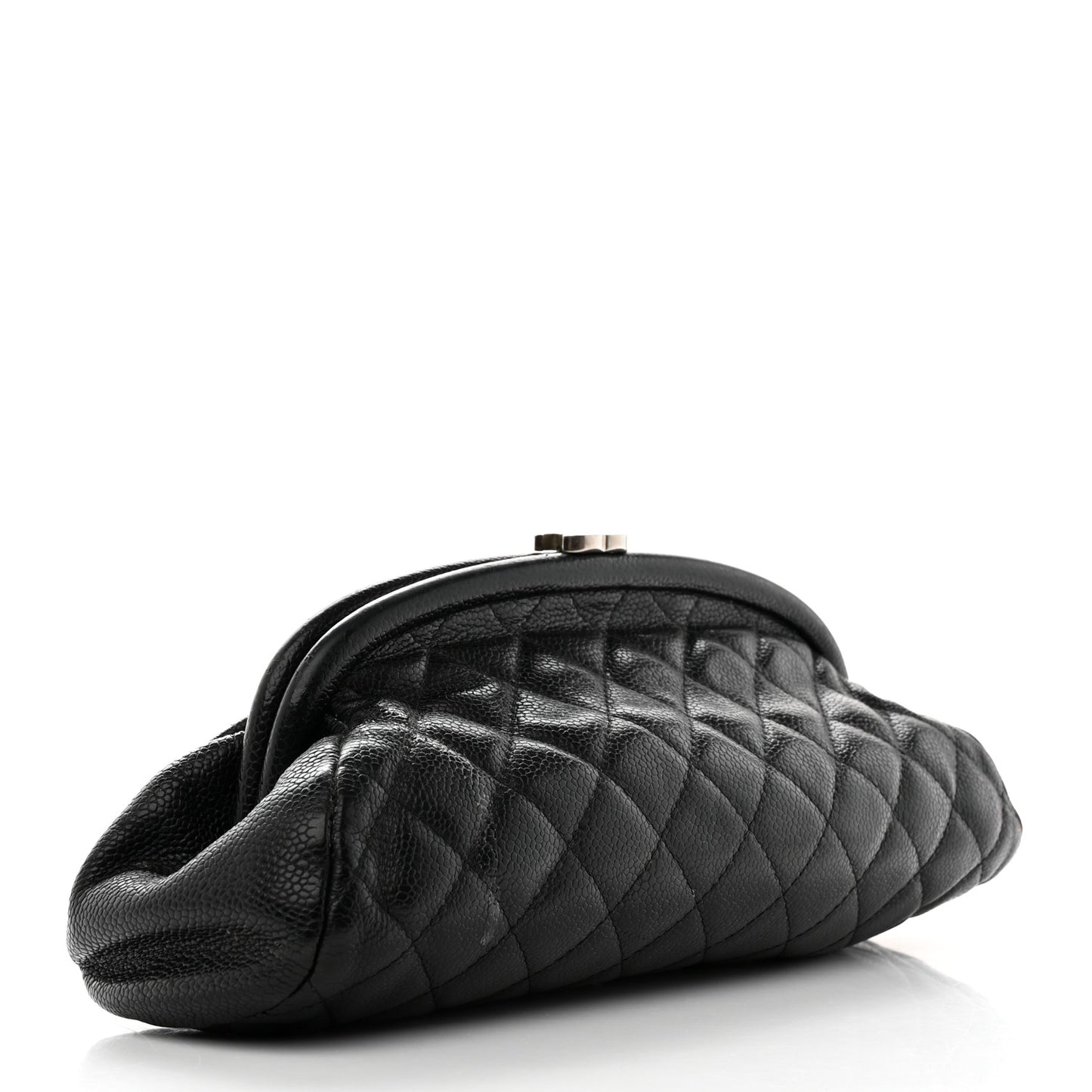 Caviar Quilted Timeless Clutch Black
