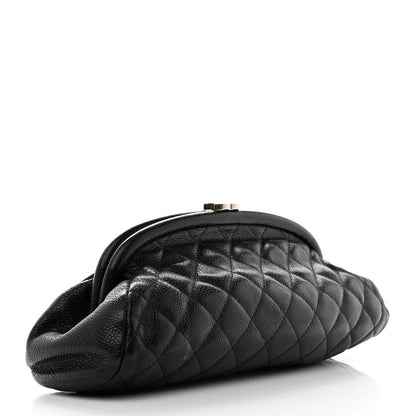 Chanel Caviar Quilted Timeless Clutch Black 2 of 7