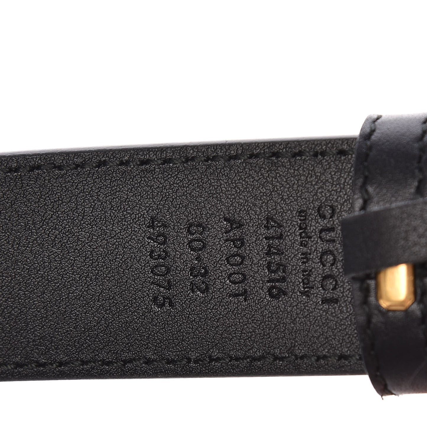 Calfskin Double G 30mm Belt 80 32 Black