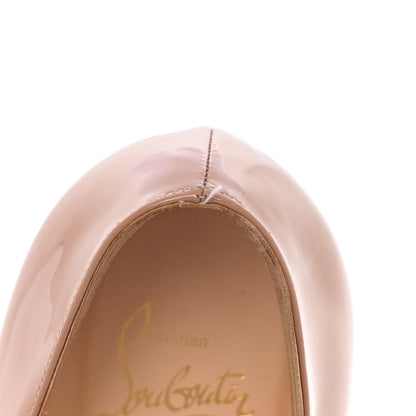 Christian Louboutin Patent Pigalle 100 Pumps 39 Nude 7 of 8