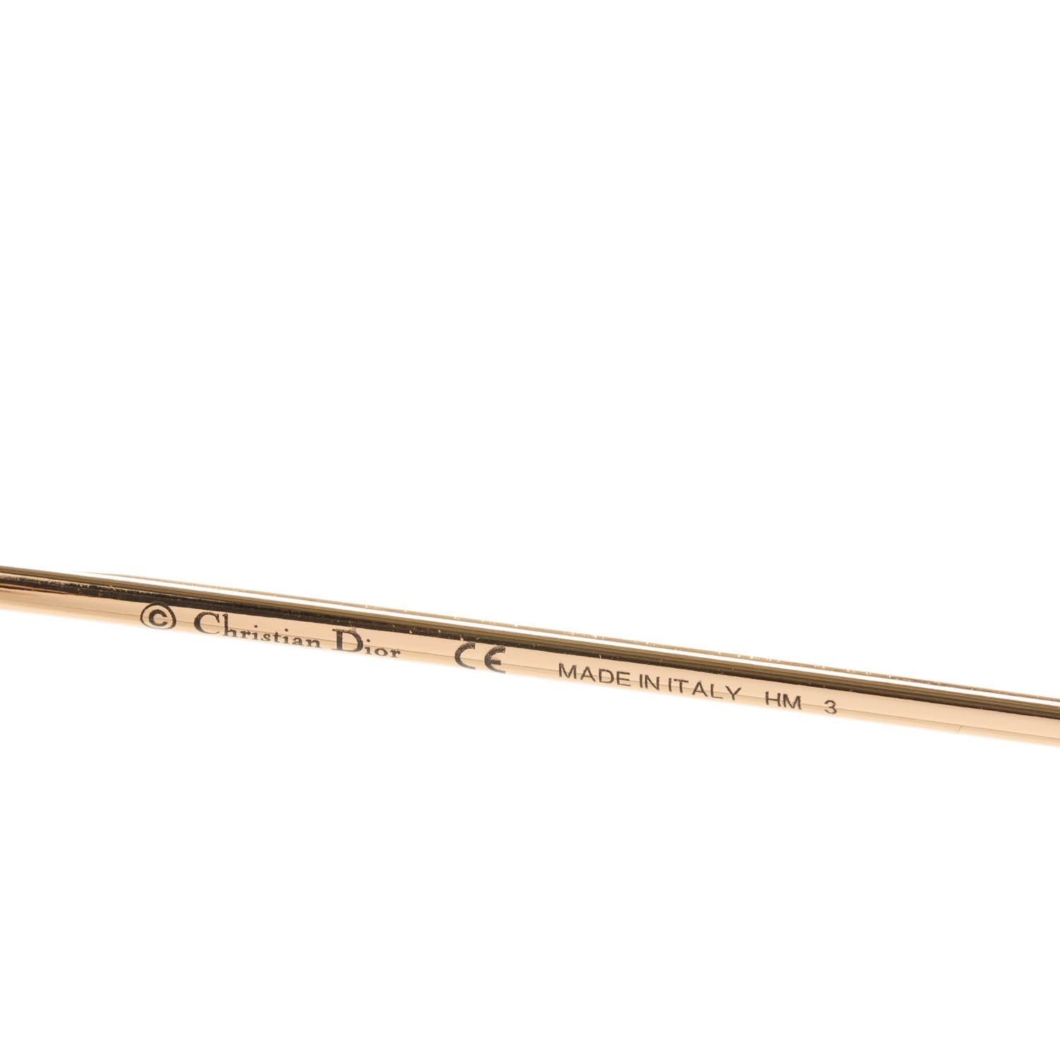 Christian Dior Split 1 Aviator Sunglasses Gold 5 of 5