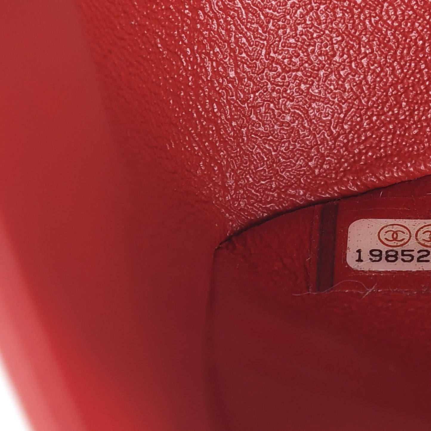 Lambskin Quilted Jumbo Double Flap Red