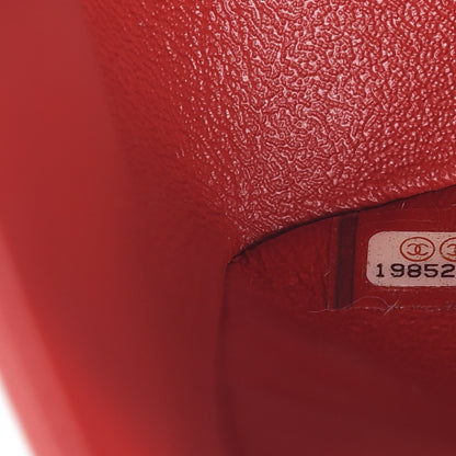Chanel Lambskin Quilted Jumbo Double Flap Red 7 of 13
