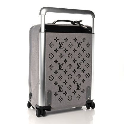 Louis Vuitton Knit Monogram Horizon Soft 55 Suitcase Grey 3 of 16