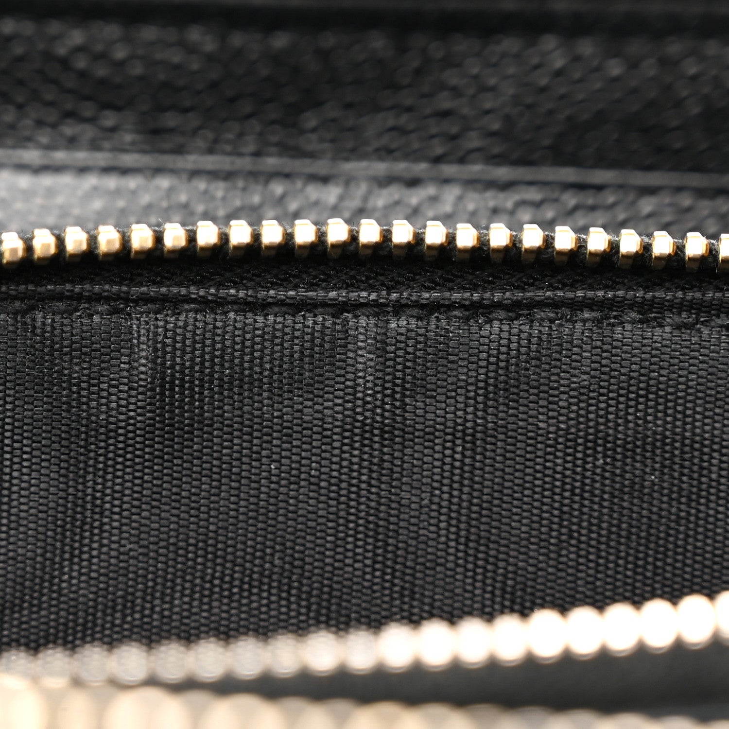 Saint Laurent Grain De Poudre Matelasse Chevron Monogram Zip Around Wallet Black 10 of 11
