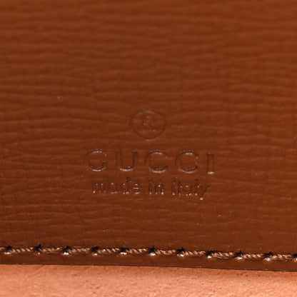 Gucci GG Supreme Monogram Azalea Calfskin Web Mini Jackie 1961 Hobo Beige Ebony Brown Sugar 6 of 10
