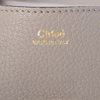 Chloe Grained Lambskin Mini Drew Shoulder Bag Motty Grey 6 of 7