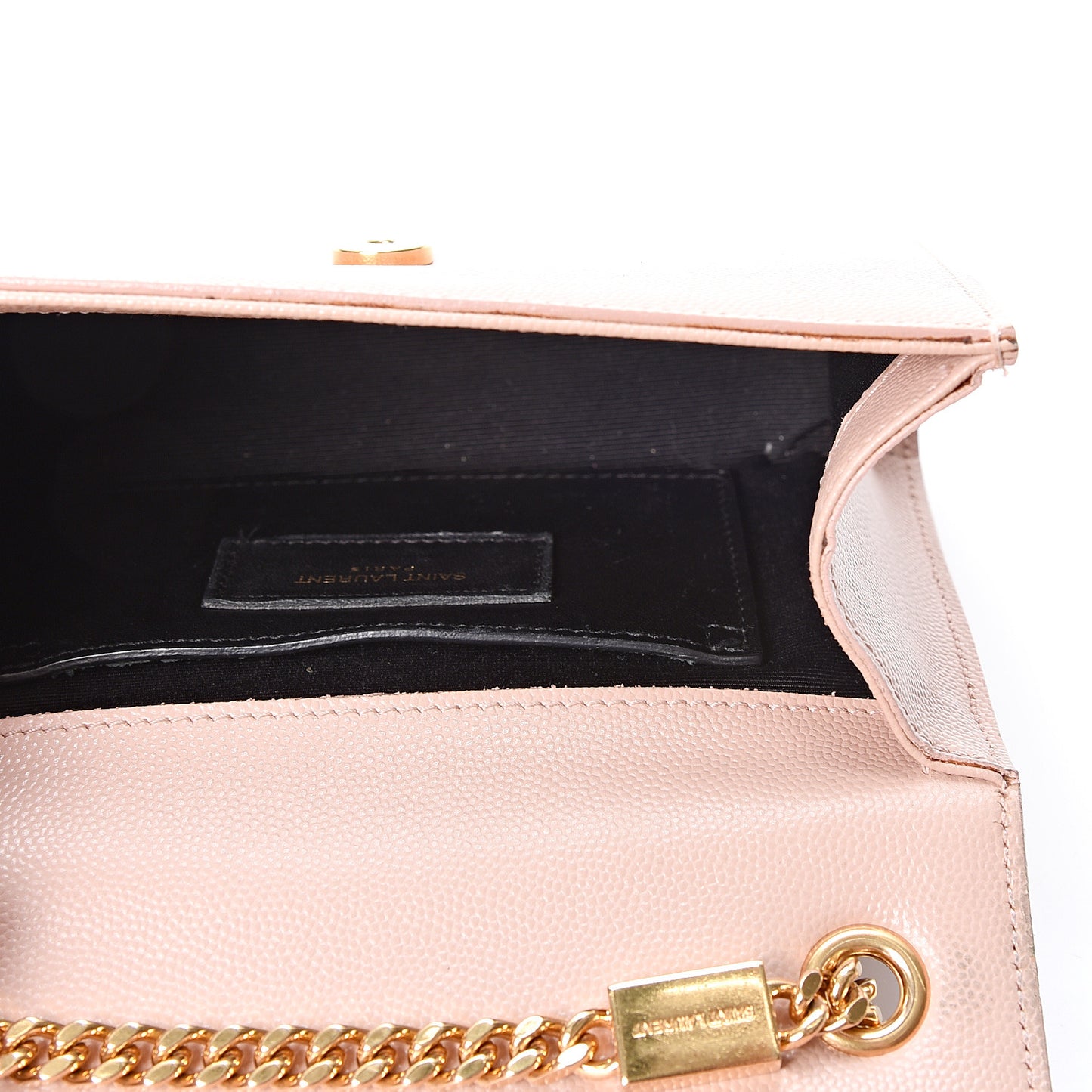 Grain De Poudre Small Monogram Kate Satchel Pale Pink