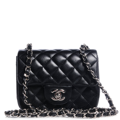 Chanel Caviar Quilted Mini Square Flap Bag Black 1 of 8