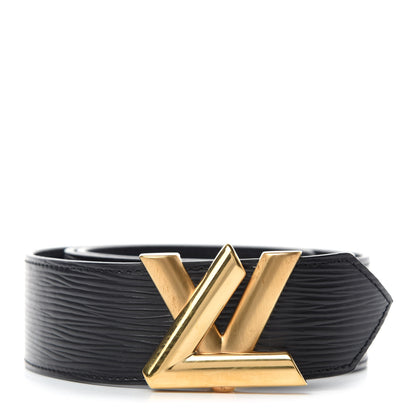 Louis Vuitton Epi 30mm LV Twist Belt 85 34 Black 1 of 4