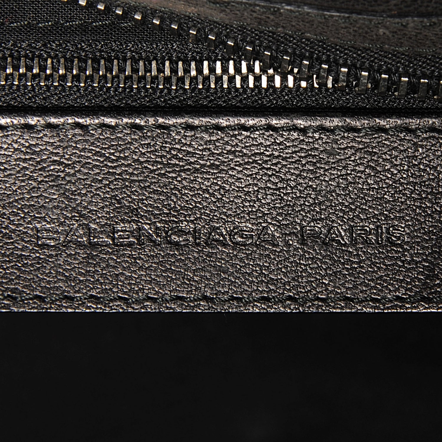 Balenciaga Wrinkled Lambskin Mens Arena Voyage Case Black 6 of 7