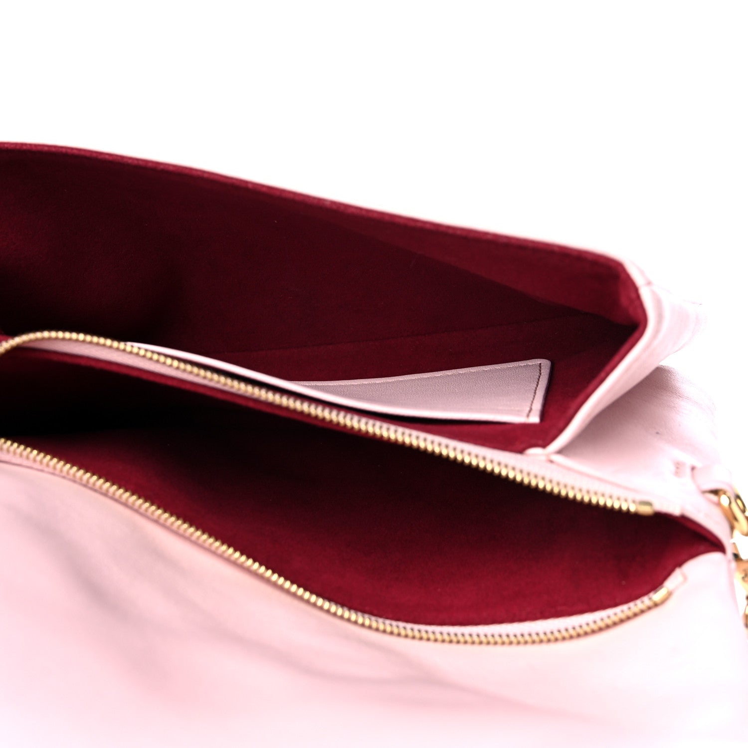 Louis Vuitton Lambskin Embossed Monogram Pochette Coussin Rose 5 of 9