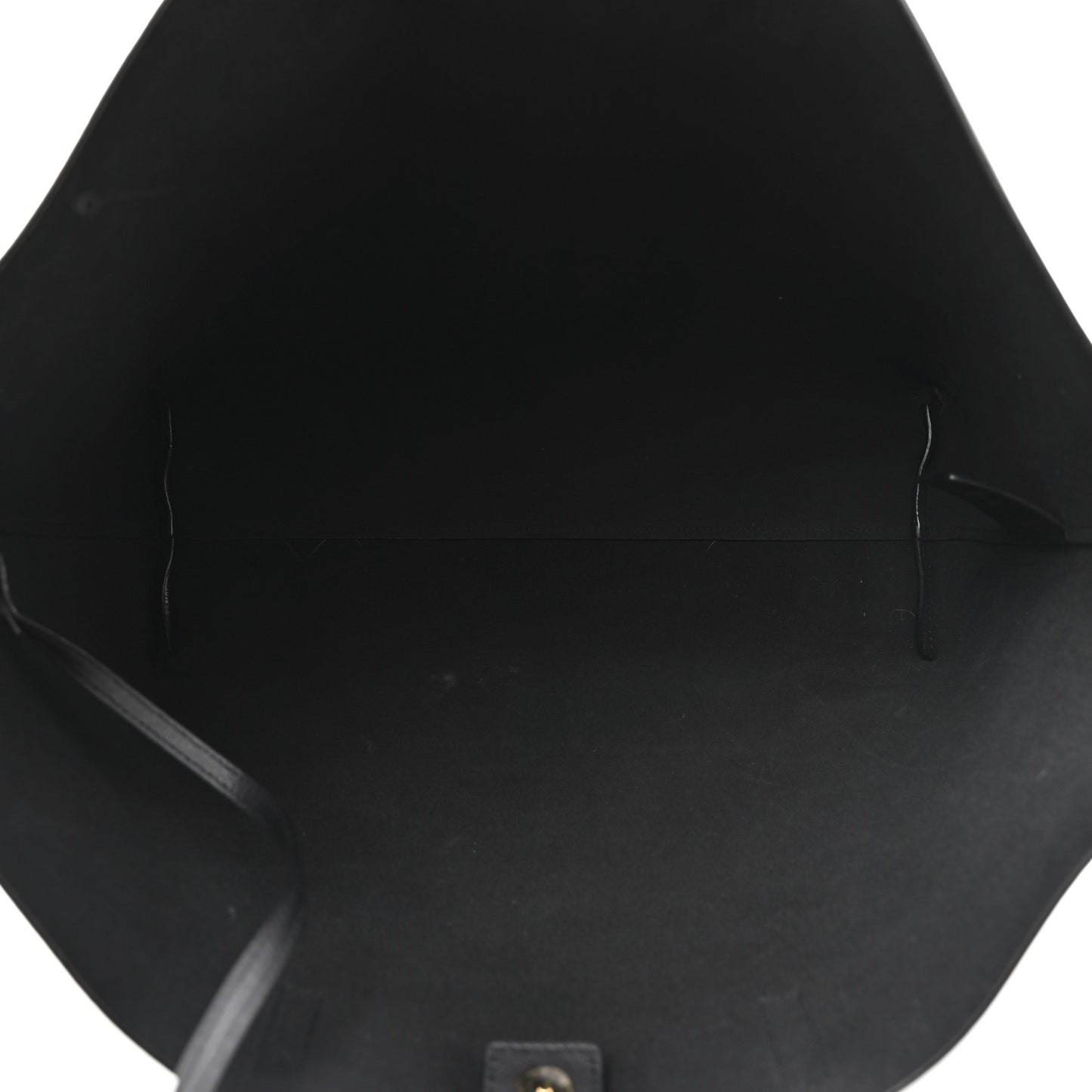 Calfskin Large Shopping Tote Black