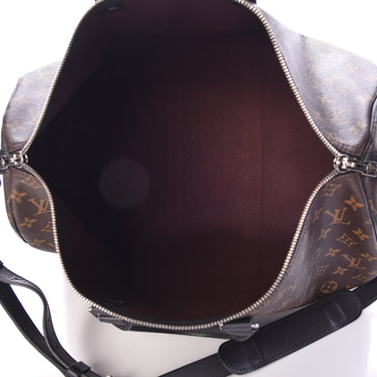 Louis Vuitton Monogram Macassar Keepall Bandouliere 45 5 of 9
