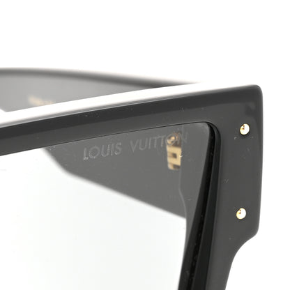 Louis Vuitton Acetate Swarovski Crystal Cyclone Sunglasses Z1578E Black 14 of 16