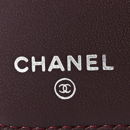 Chanel Lambskin Quilted Yen Wallet Black 6 of 9