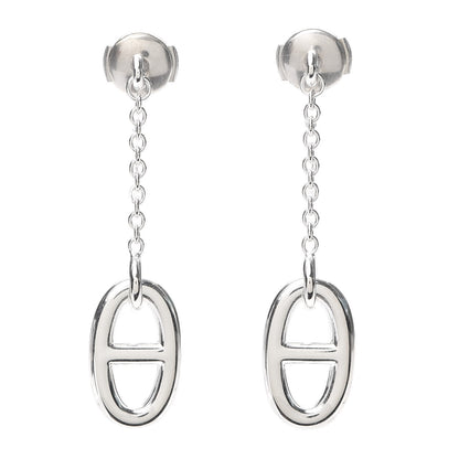 Hermes Sterling Silver Farandole Drop Earrings 1 of 5