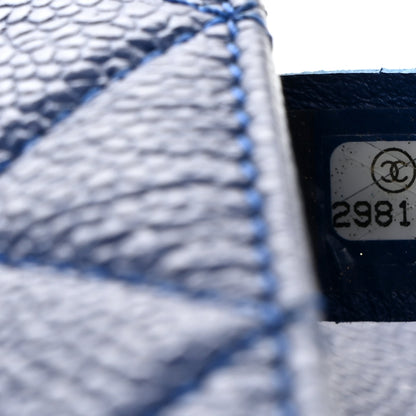 Chanel Caviar Quilted Incognito Mini Square Flap Dark Blue 7 of 10