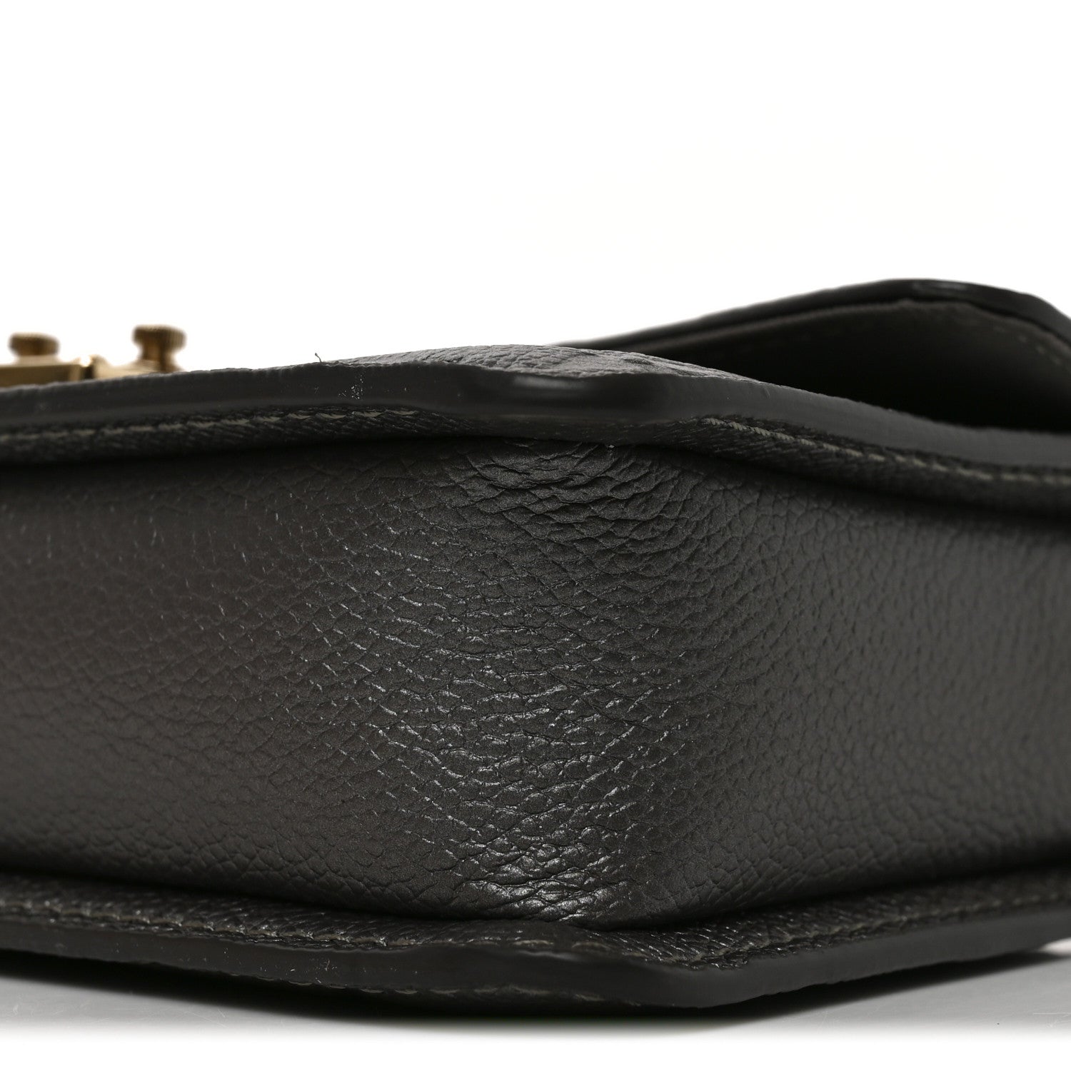 Louis Vuitton Metallic Empreinte Metis Wallet On Chain Gun Metal 9 of 10