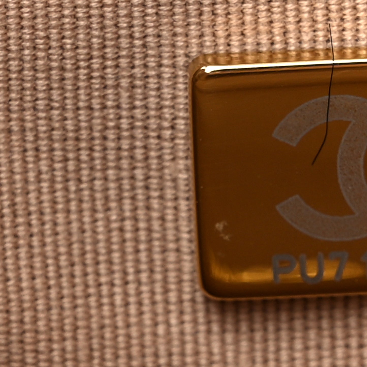 Lambskin Quilted Large CC Funky Town Hobo Beige