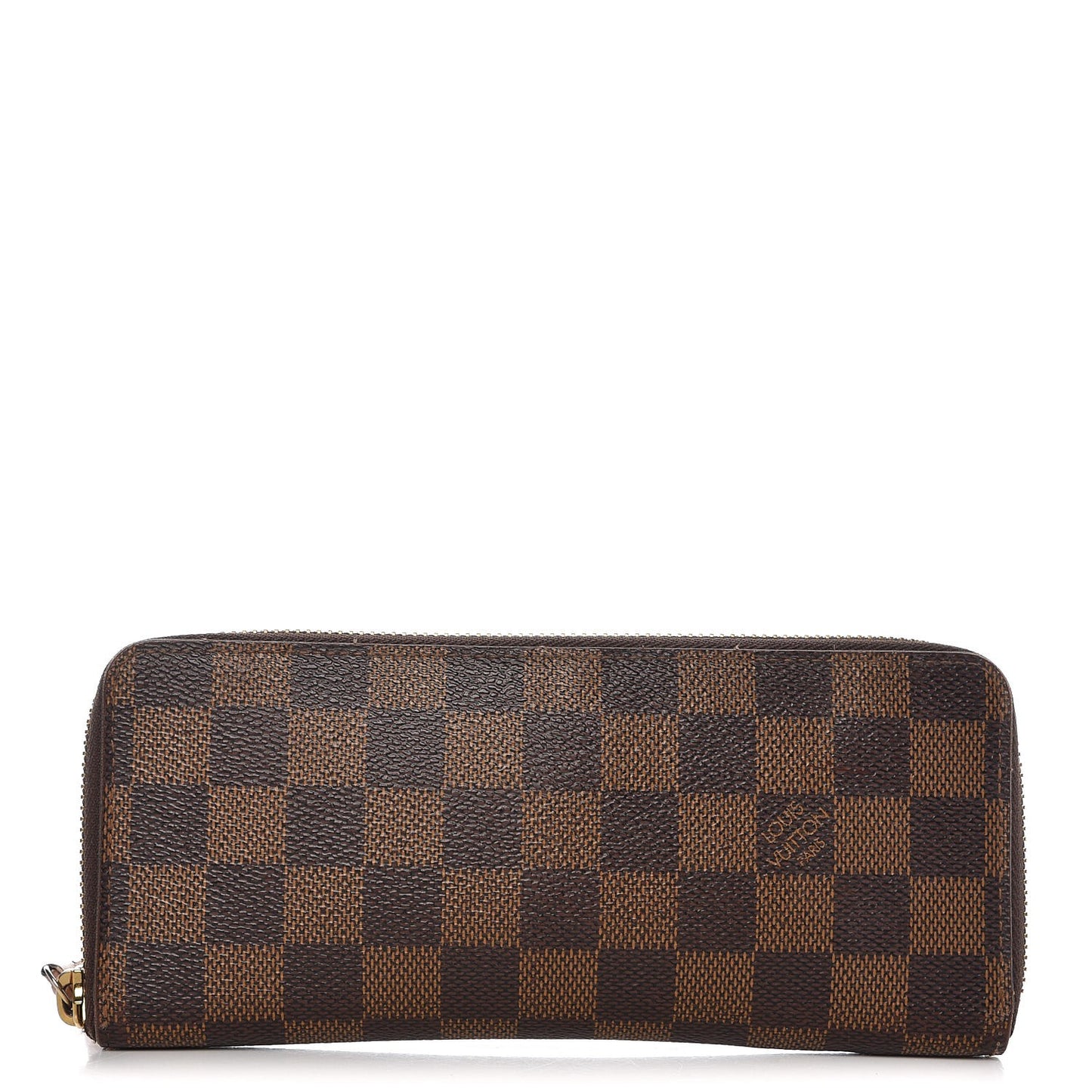 Damier Ebene Clemence Wallet Rose Ballerine