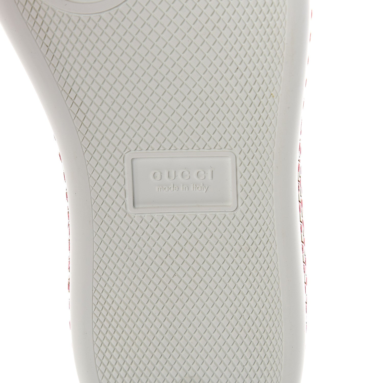 Gucci Laminated Nappa Crystal Web Bee Embroidered Trapuntata Womens Ace Platform Sneakers 38 Argento 6 of 7