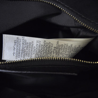 Burberry Alpaca Tassel Embellished Check Bowling Bag 12 of 12