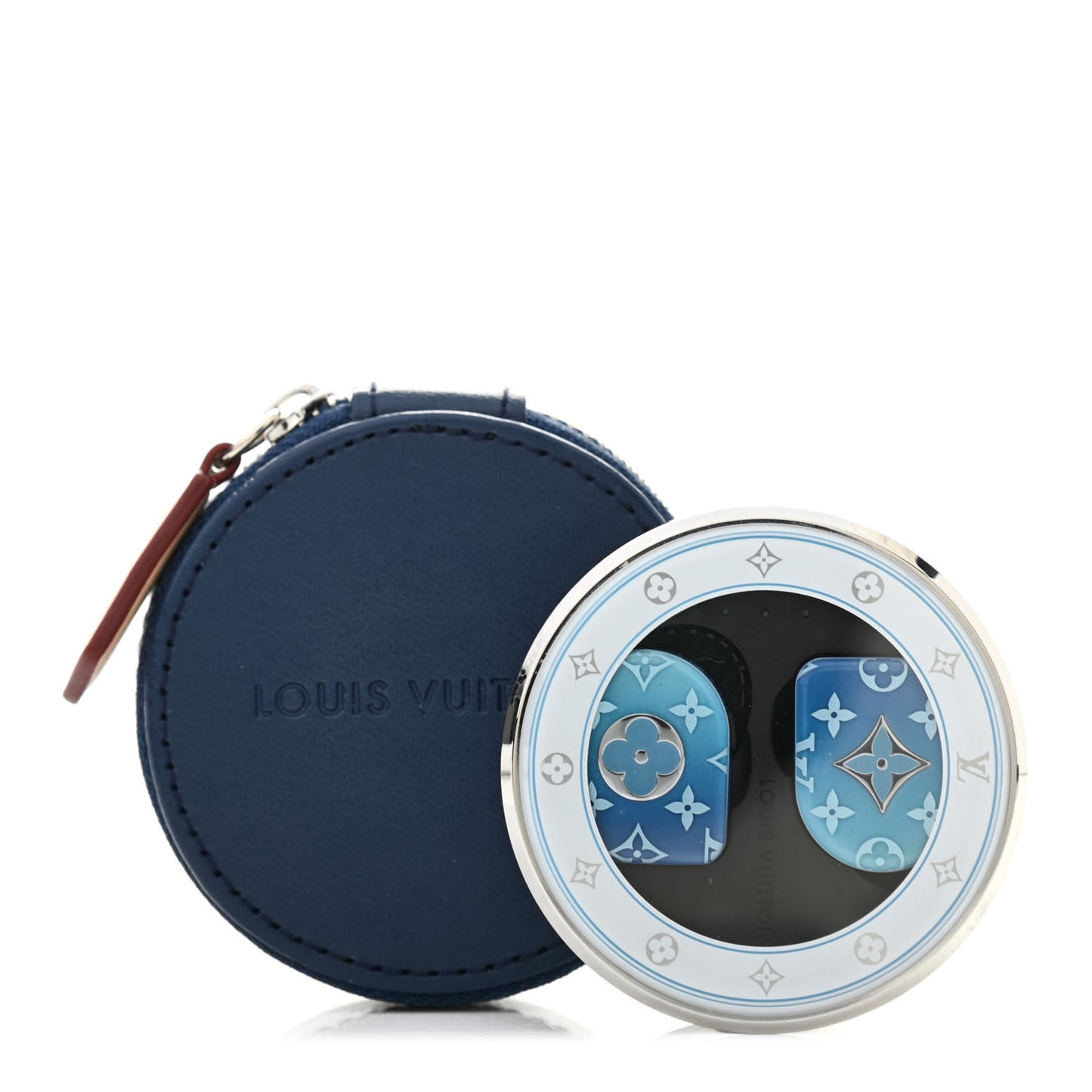 Acetate Monogram Escale Horizon Wireless Earphones Blue