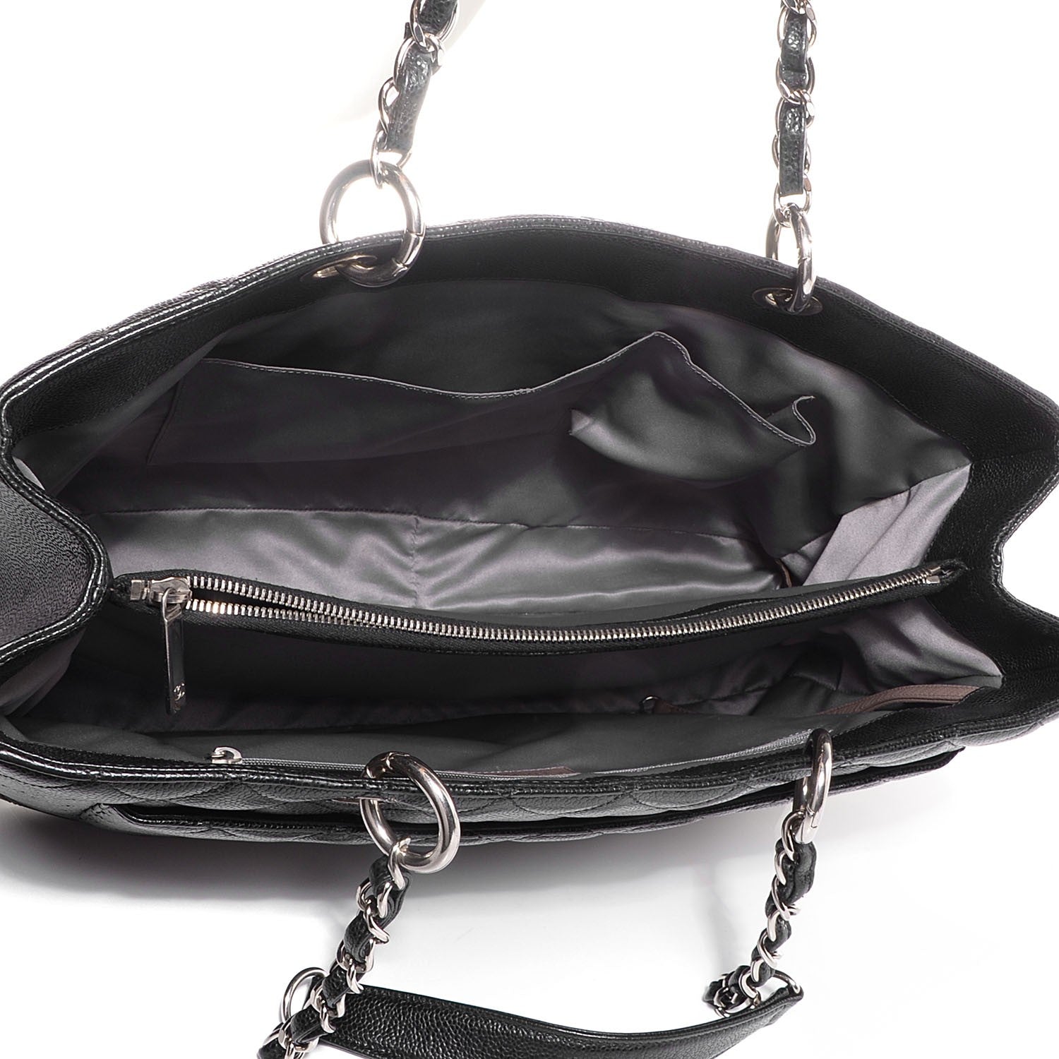 Chanel Caviar XL Grand Shopping Tote GST Black 5 of 7