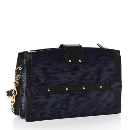 Louis Vuitton Epi Trunk Clutch Blue 3 of 9