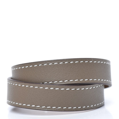 Hermes Swift Kelly Double Tour Bracelet T1 Etoupe 3 of 6
