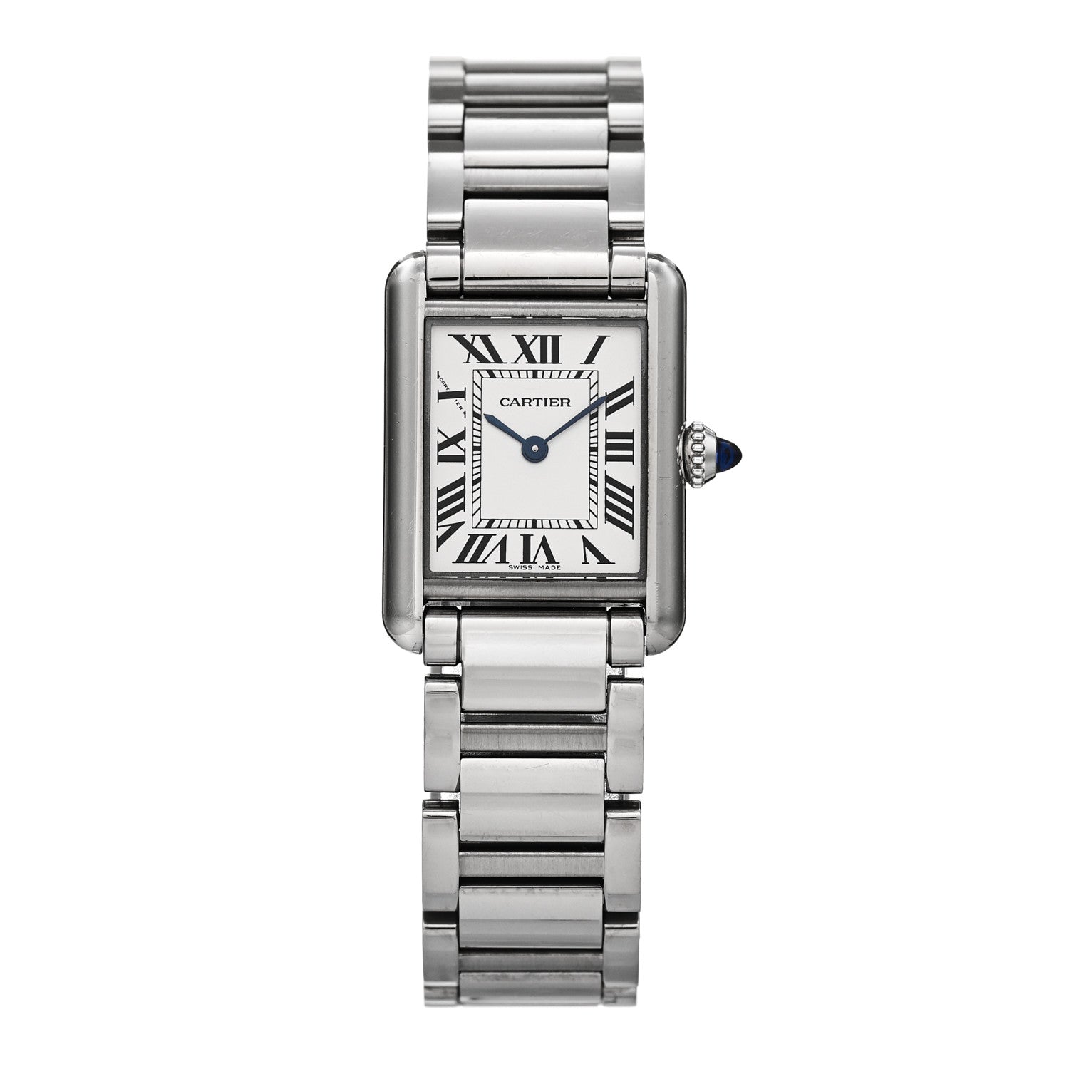 Cartier Stainless Steel 22mm Tank Must Quartz Watch 1 of 5