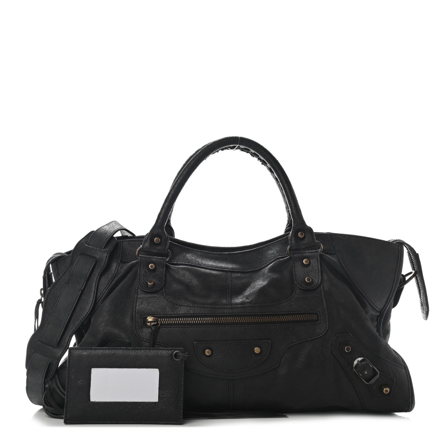 Balenciaga Agneau Classic Hardware Part Time Black 1 of 14