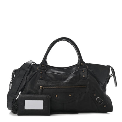 Balenciaga Agneau Classic Hardware Part Time Black 1 of 14
