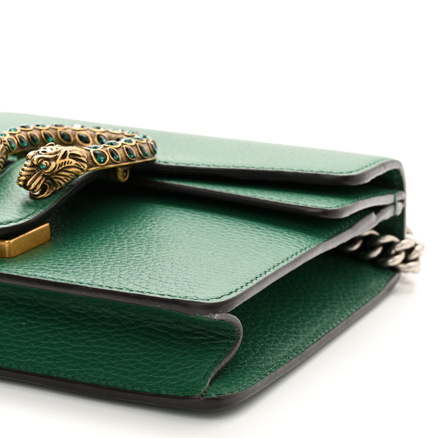 Gucci Calfskin Mini Dionysus Shoulder Bag Emerald 11 of 12