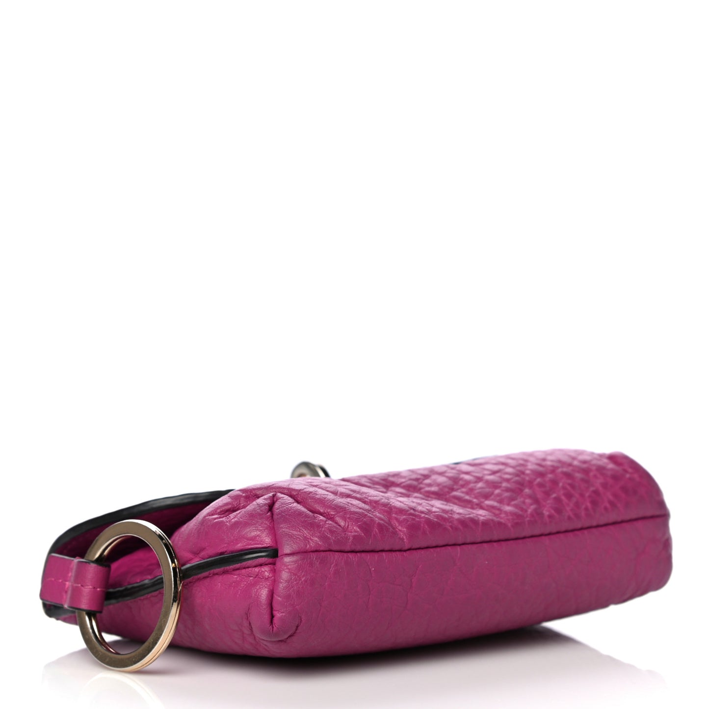 Grained Calfskin Darley Key Pouch Violet